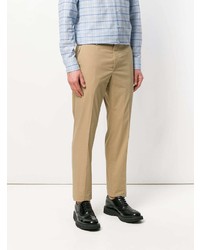 Pantalon chino marron clair Prada