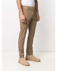 Pantalon chino marron clair Dondup