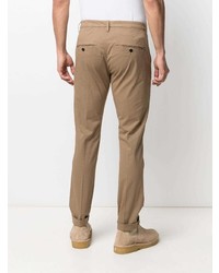 Pantalon chino marron clair Dondup