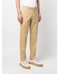 Pantalon chino marron clair Boglioli