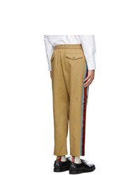 Pantalon chino marron clair Gucci