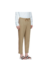 Pantalon chino marron clair Moncler