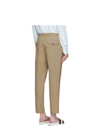 Pantalon chino marron clair Moncler