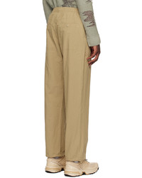 Pantalon chino marron clair Satta