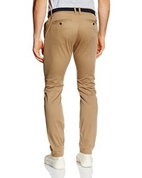 Pantalon chino marron clair Tom Tailor