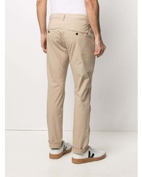 Pantalon chino marron clair Dondup