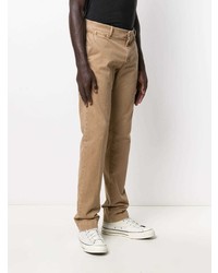 Pantalon chino marron clair Hand Picked