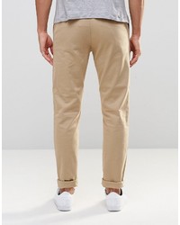 Pantalon chino marron clair Weekday