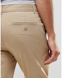 Pantalon chino marron clair Weekday