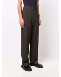 Pantalon chino marron foncé Lemaire