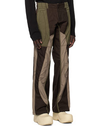 Pantalon chino marron foncé FFFPOSTALSERVICE