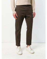 Pantalon chino marron foncé Pence