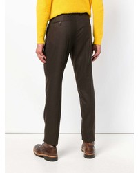 Pantalon chino marron foncé Pt01