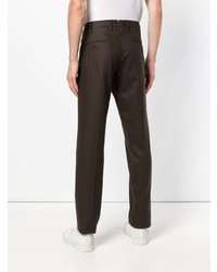 Pantalon chino marron foncé Pt01