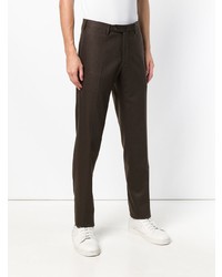 Pantalon chino marron foncé Pt01