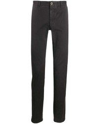 Pantalon chino marron foncé Incotex