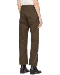 Pantalon chino marron foncé 3MAN