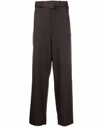 Pantalon chino marron foncé Lemaire