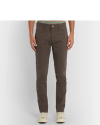 Pantalon chino marron foncé Nn07