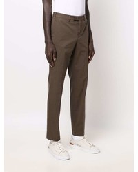 Pantalon chino marron foncé PT TORINO