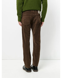 Pantalon chino marron foncé Jacob Cohen