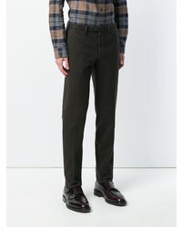 Pantalon chino marron foncé Dell'oglio