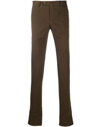 Pantalon chino marron foncé Pt01