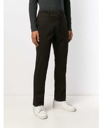 Pantalon chino marron foncé Corneliani