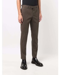 Pantalon chino marron foncé Pt01