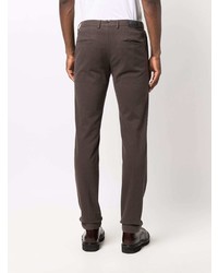 Pantalon chino marron foncé Tagliatore