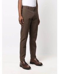 Pantalon chino marron foncé Aspesi