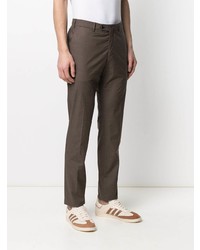 Pantalon chino marron foncé Pt01