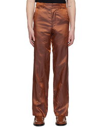 Pantalon chino marron Bianca Saunders