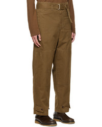 Pantalon chino marron Lemaire