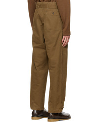 Pantalon chino marron Lemaire