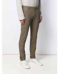 Pantalon chino marron Dondup