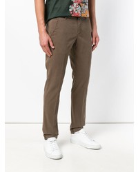 Pantalon chino marron Dondup