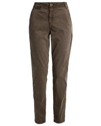 Pantalon chino marron Comma