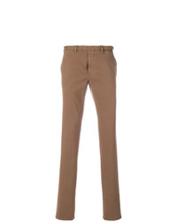 Pantalon chino marron Dell'oglio