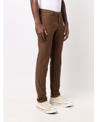 Pantalon chino marron Incotex