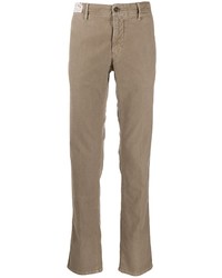 Pantalon chino marron Incotex