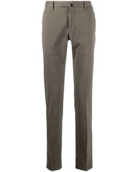 Pantalon chino marron Incotex