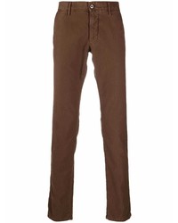 Pantalon chino marron Incotex