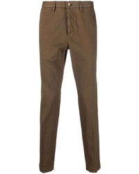 Pantalon chino marron Incotex