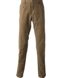 Pantalon chino marron Incotex