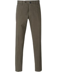 Pantalon chino marron Incotex