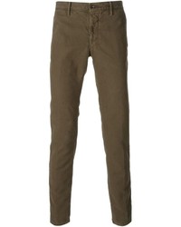 Pantalon chino marron Incotex