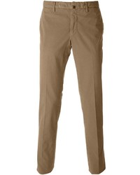 Pantalon chino marron Incotex