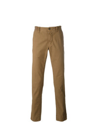 Pantalon chino marron Incotex