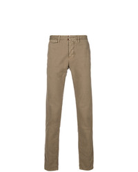 Pantalon chino marron Incotex